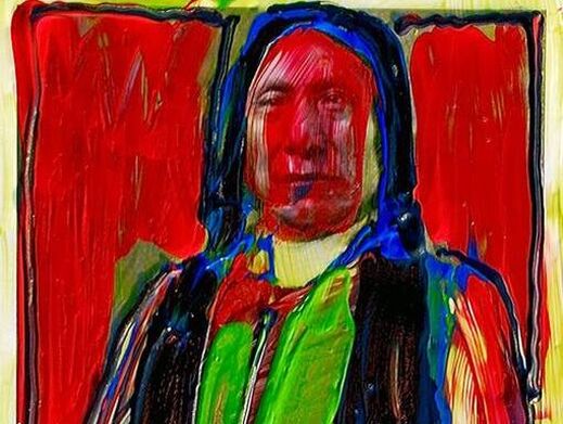 artistic rendition of chief red cloud
