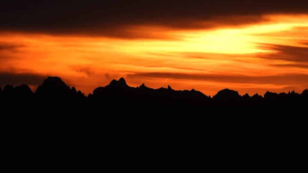 conata basin sunset view