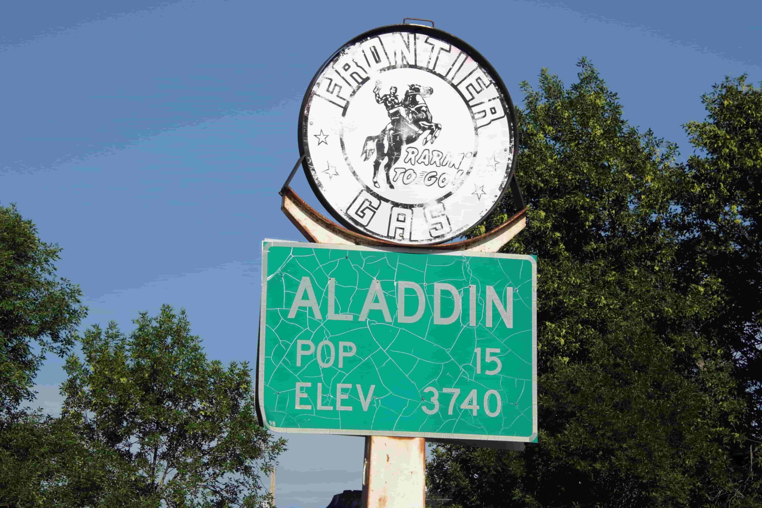 aladdin general store and stagecoach stop in wyoming.