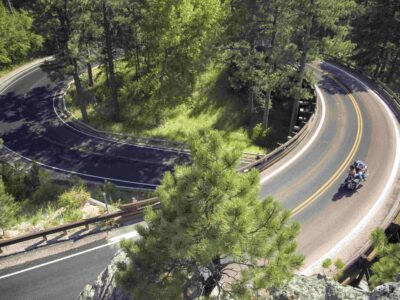 iron mountain road and the pigtail bridges