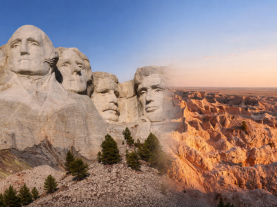 mount rushmore and the big badlands