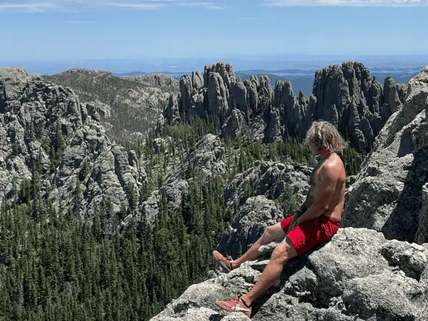 The Hidden Trails Of The Black Hills: Where Locals Go But Tourists Don’t 61 daniel and jonathan at the cathedral spires